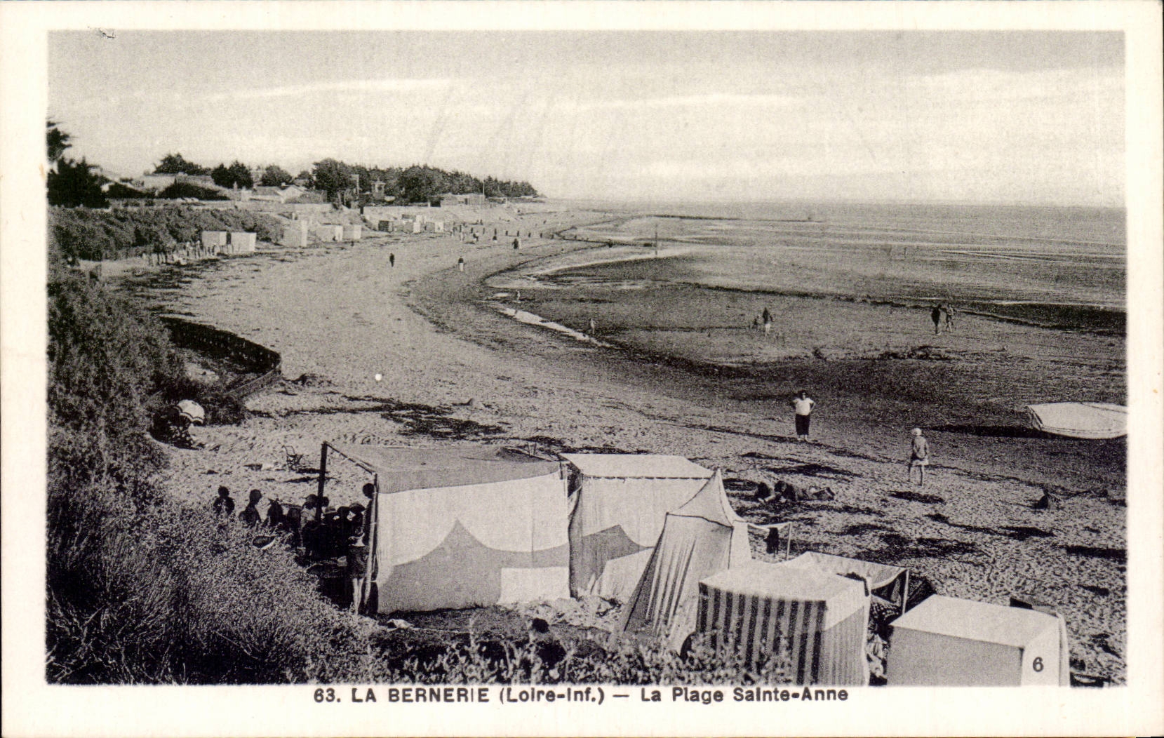 CPA Bernerie the beach Sainte Anne