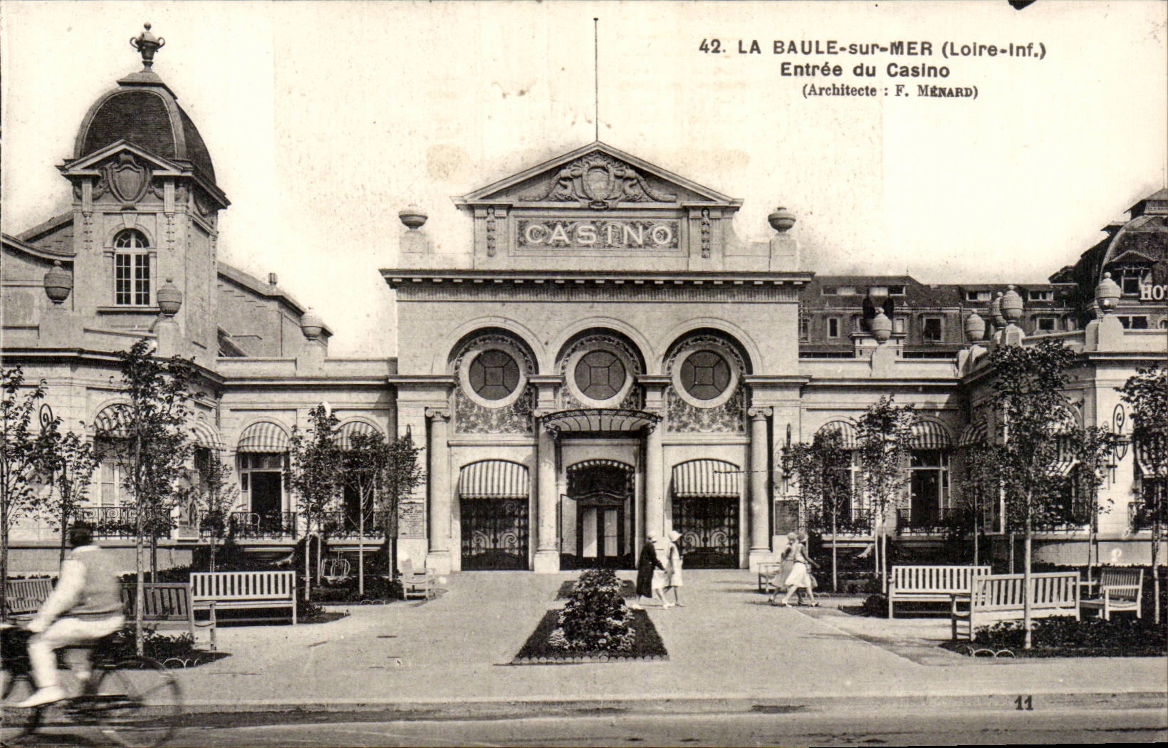 Baule on Sea CPA Entrance of the casino