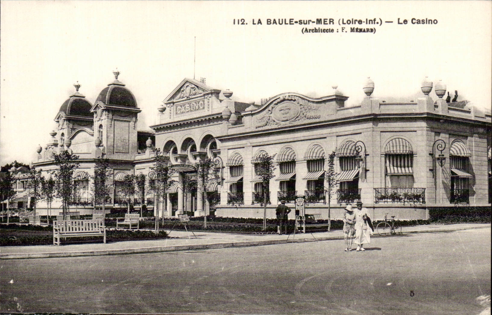 La Baule on Sea CPA the casino