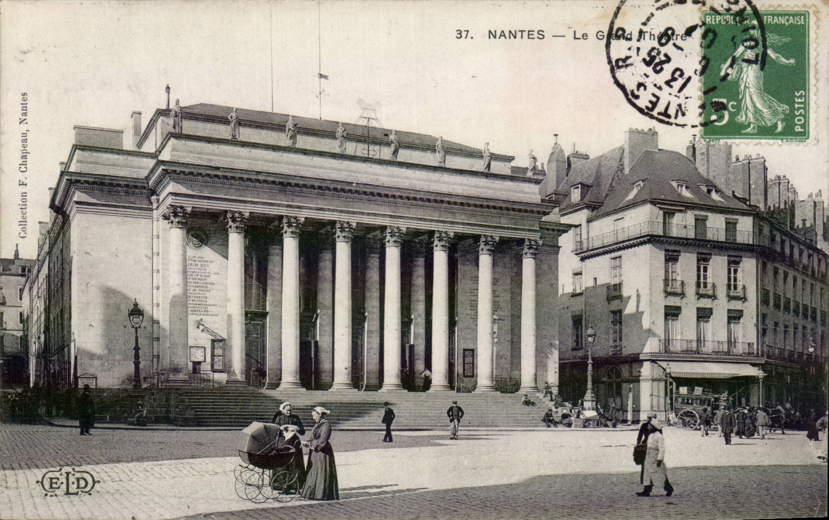 Nantes CPA the large theater