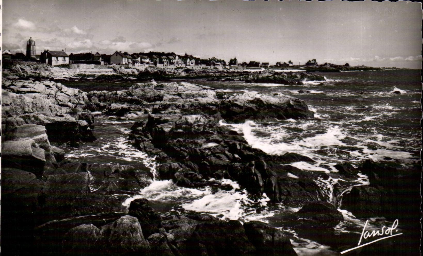 CPSM Bourg of Batz Dimensions Saint Michel