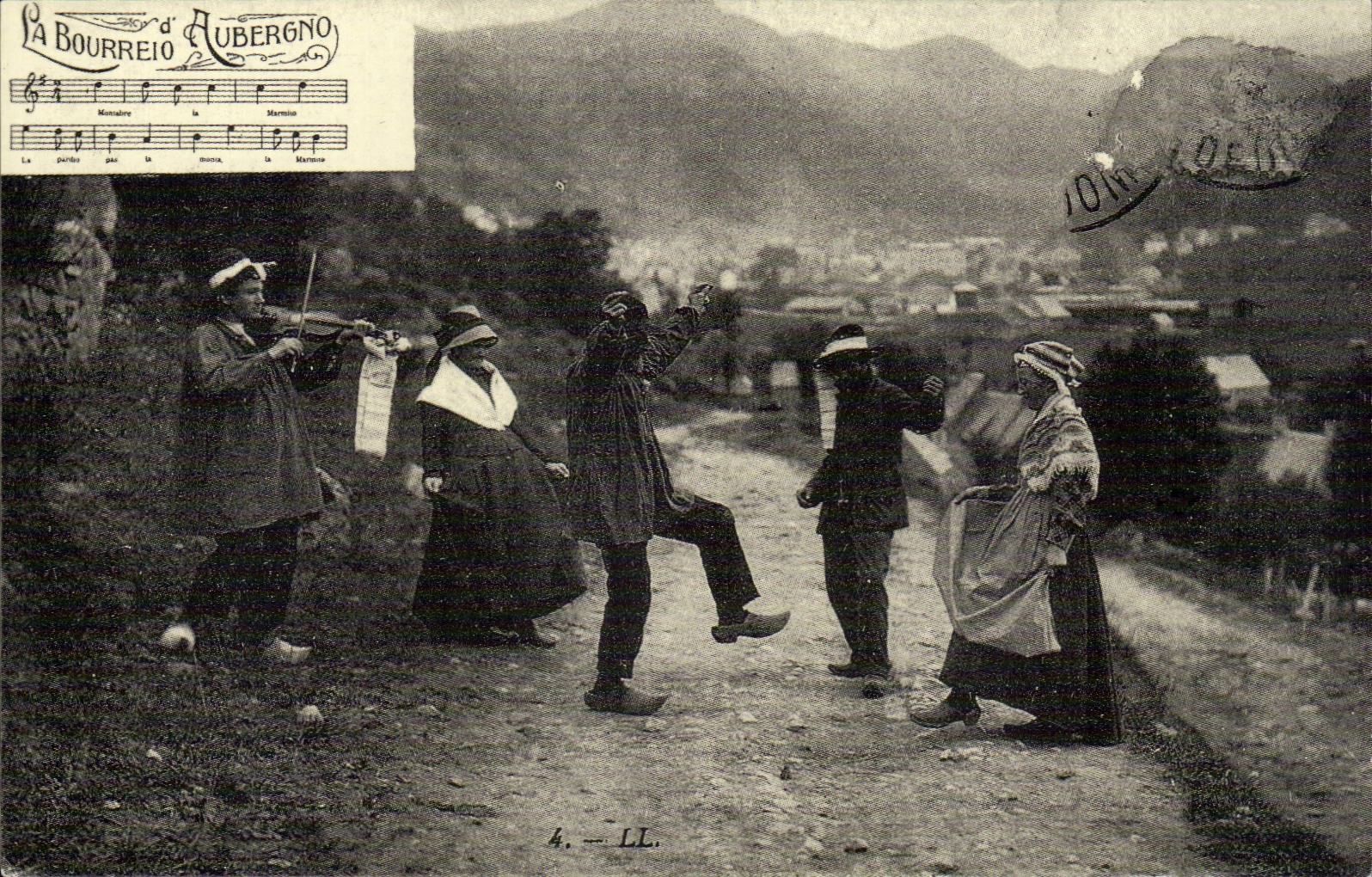 Bourree REPRODUCTION of Auvergne Dances Folklore