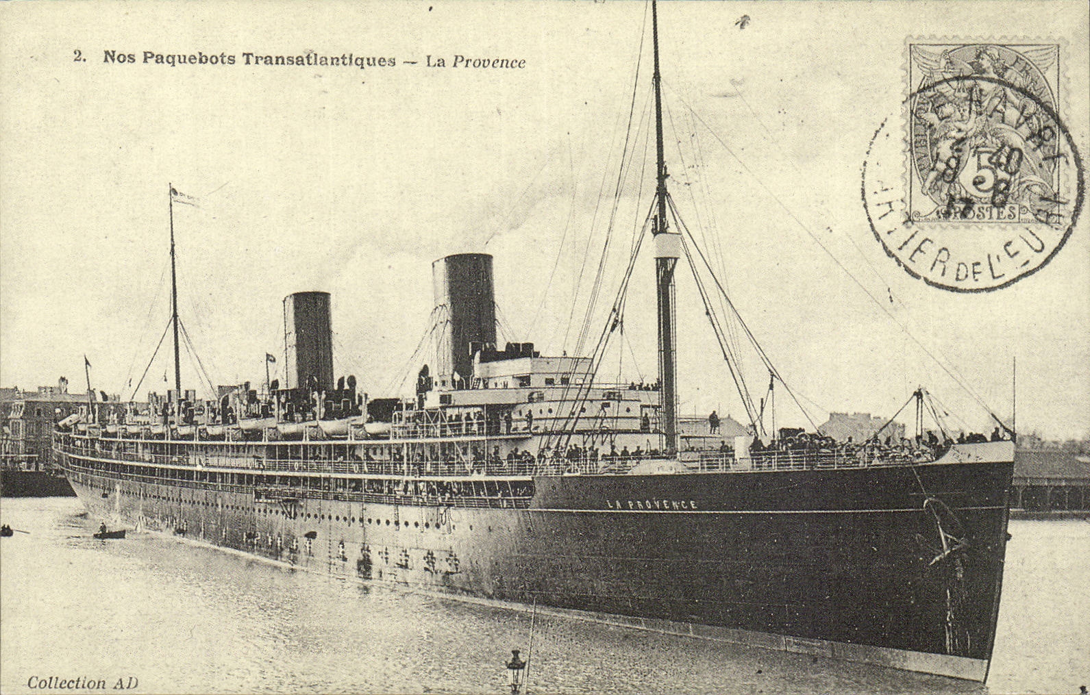 REPRODUCTION Transatlantic liners Provence Boat boat