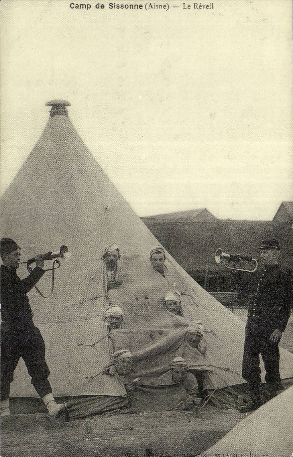 REPRODUCTION Camp of Sissonne the Militaria alarm clock