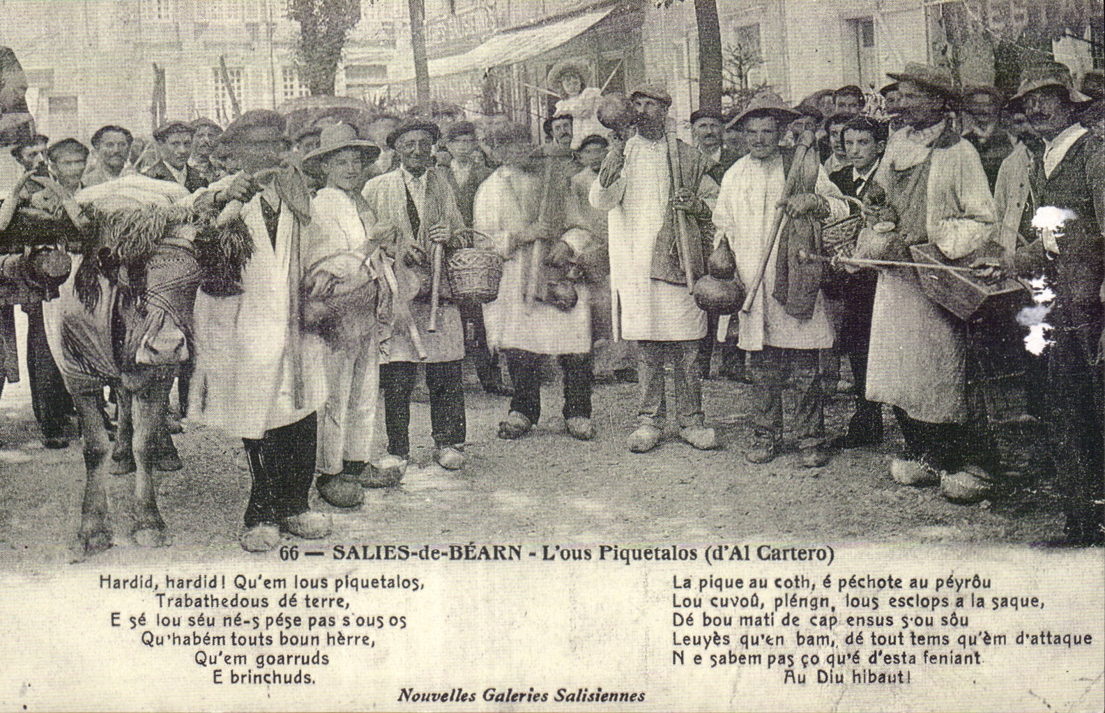 Salies REPRODUCTION of Bearn the ous piquetalos of Al CArtero Dances Ox Folklore