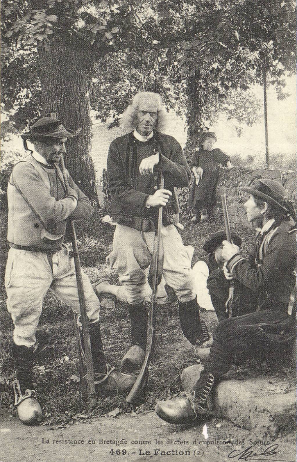 REPRODUCTION resistance in Brittany against the decrees of expulsion of the sisters the Chouans faction