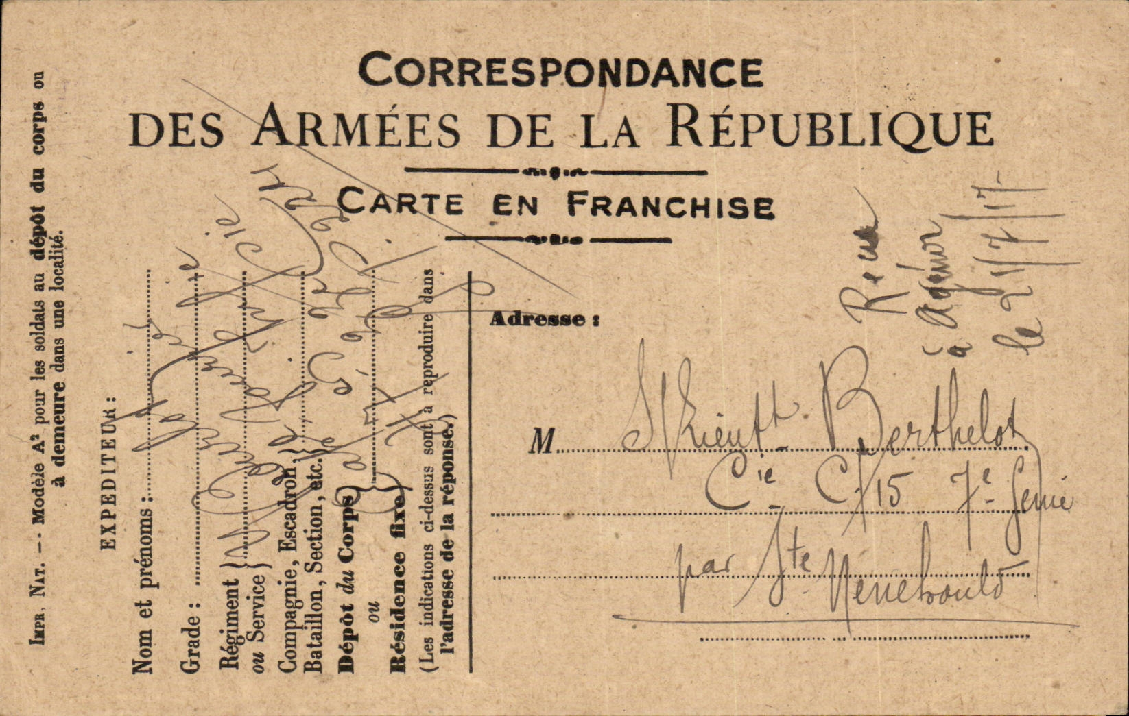 Military chart of Frankness Bourlot has Ancenis for Berthelot has co Menehoult