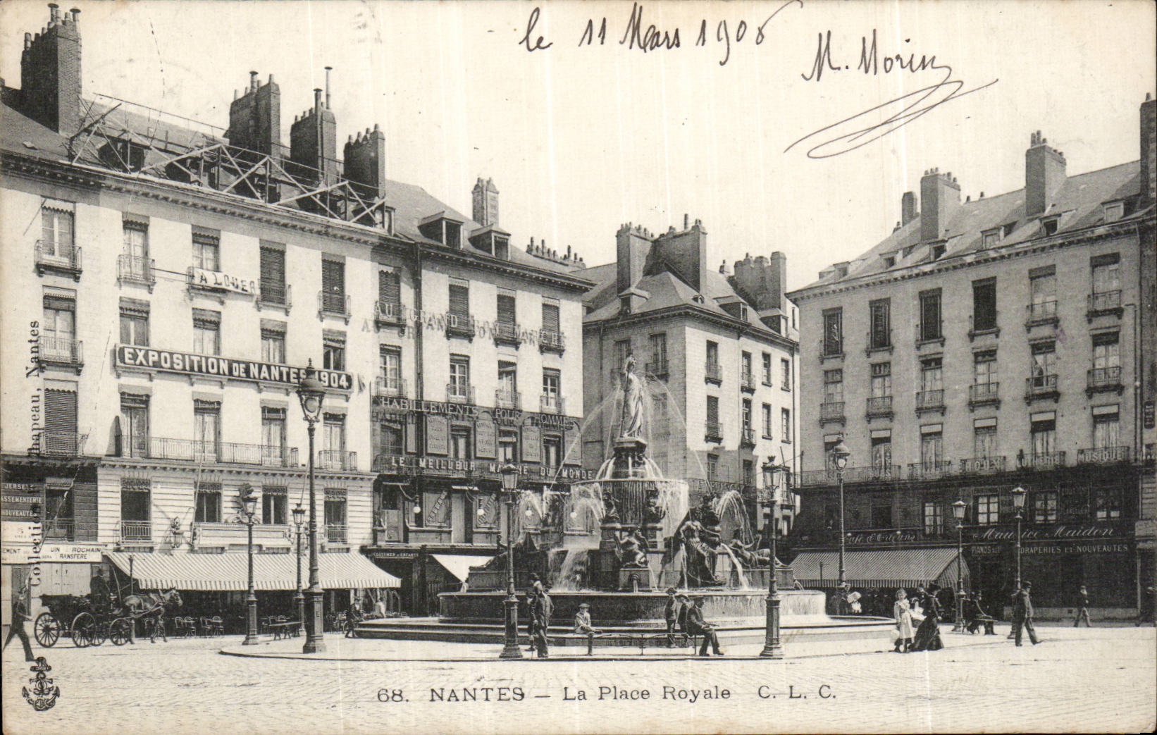 CPA Nantes the Royal place