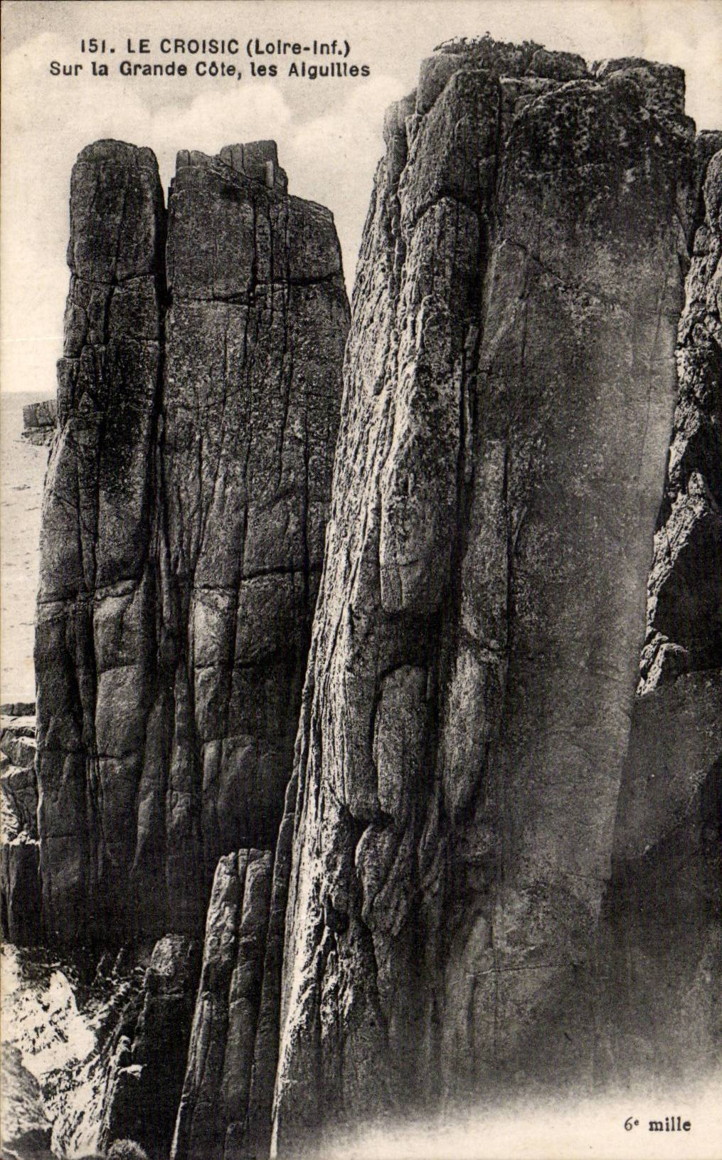 CPA Croisic On the great dimension needles