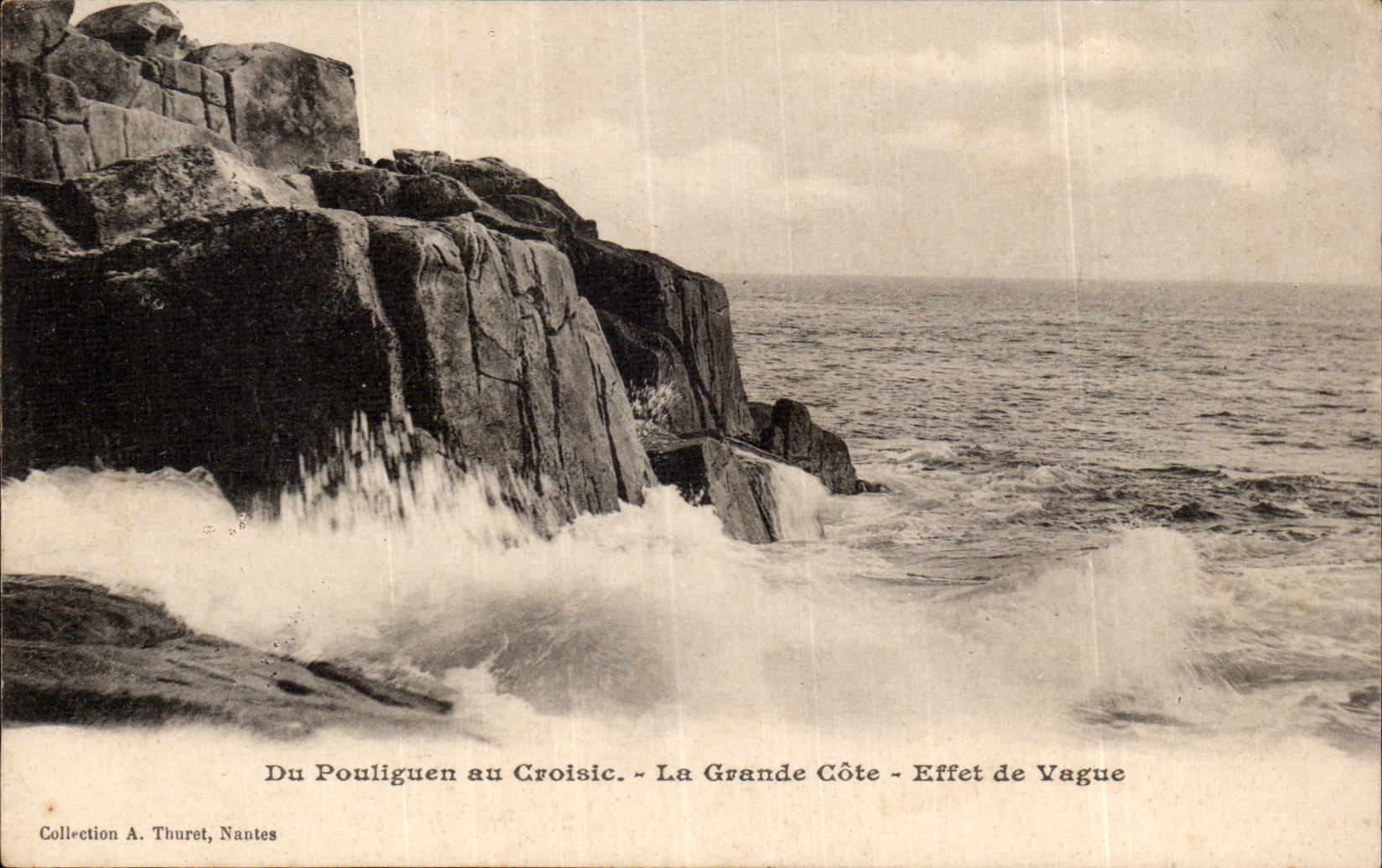 CPA Of Pouliguen in Croisic the great dimension Effect of vagueness