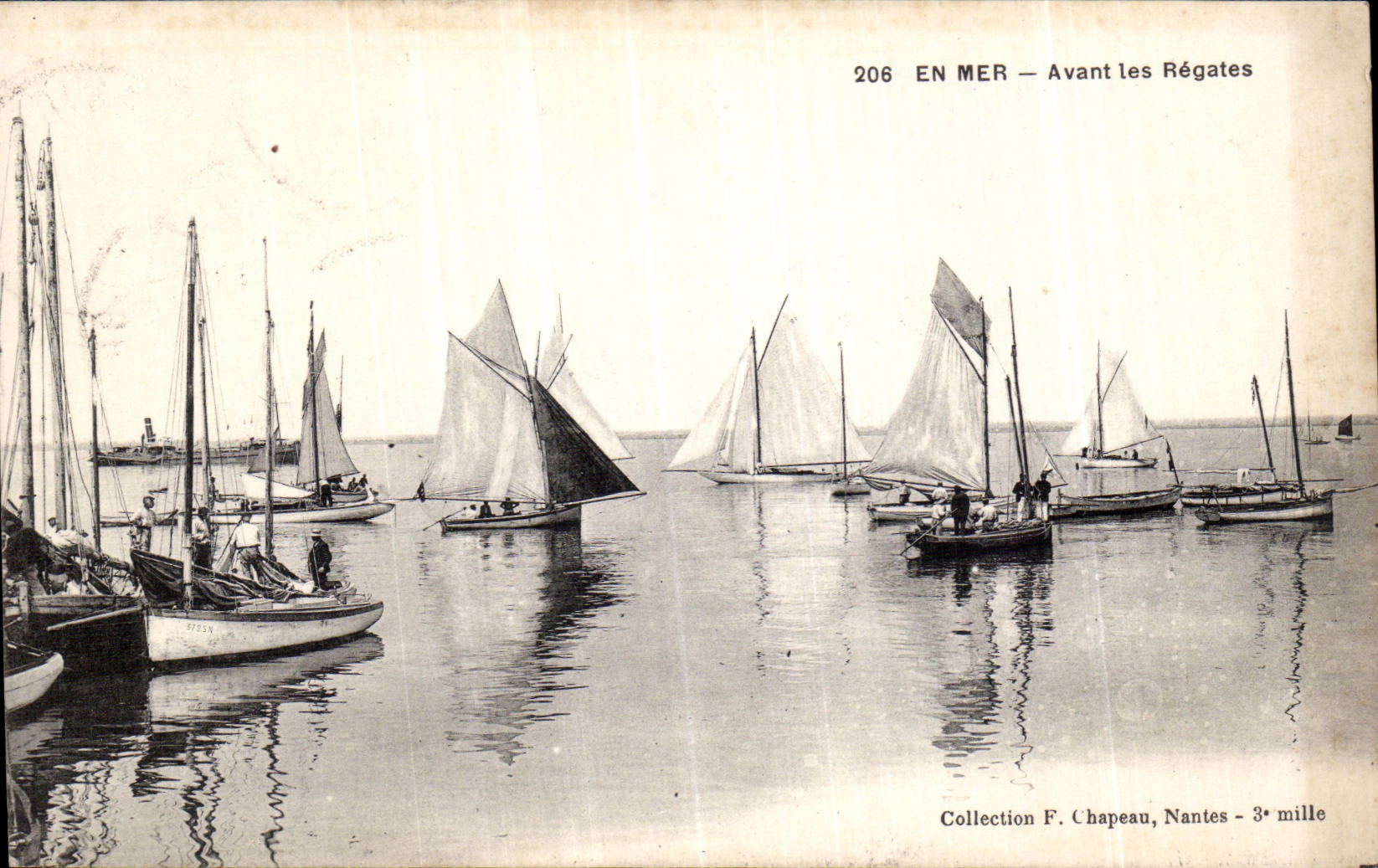 CPA At sea Before the regattas Boats