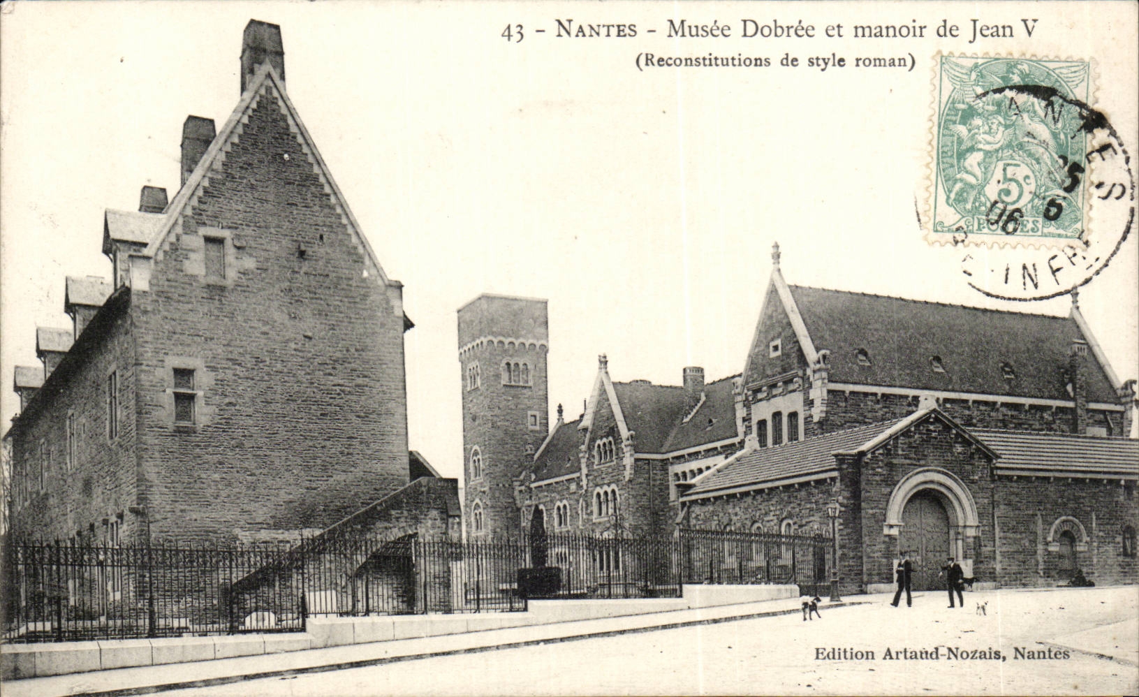 Nantes CPA Dobree Museum and manor of Jean V