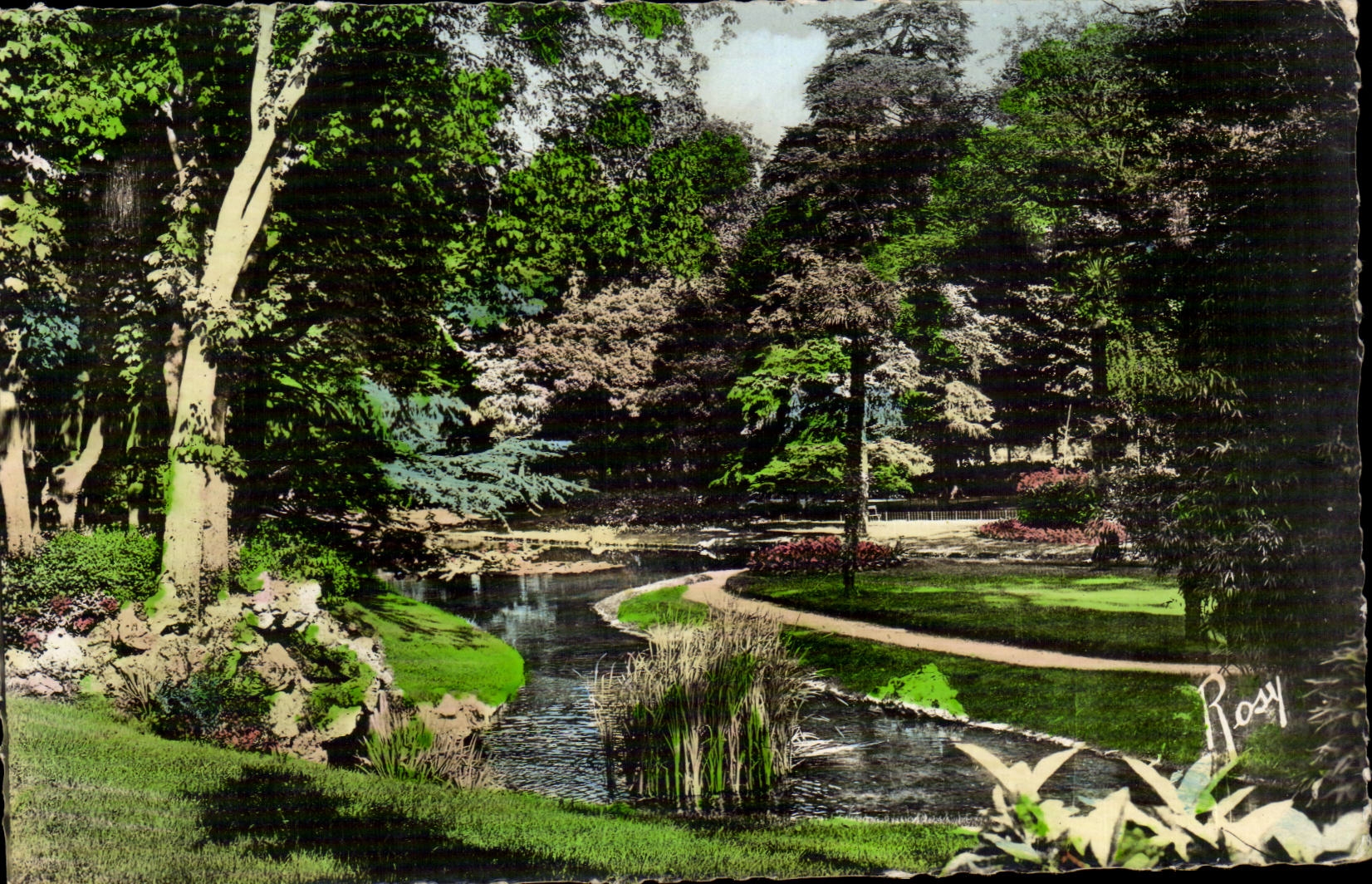 CPA Nantes a corner of the botanical garden