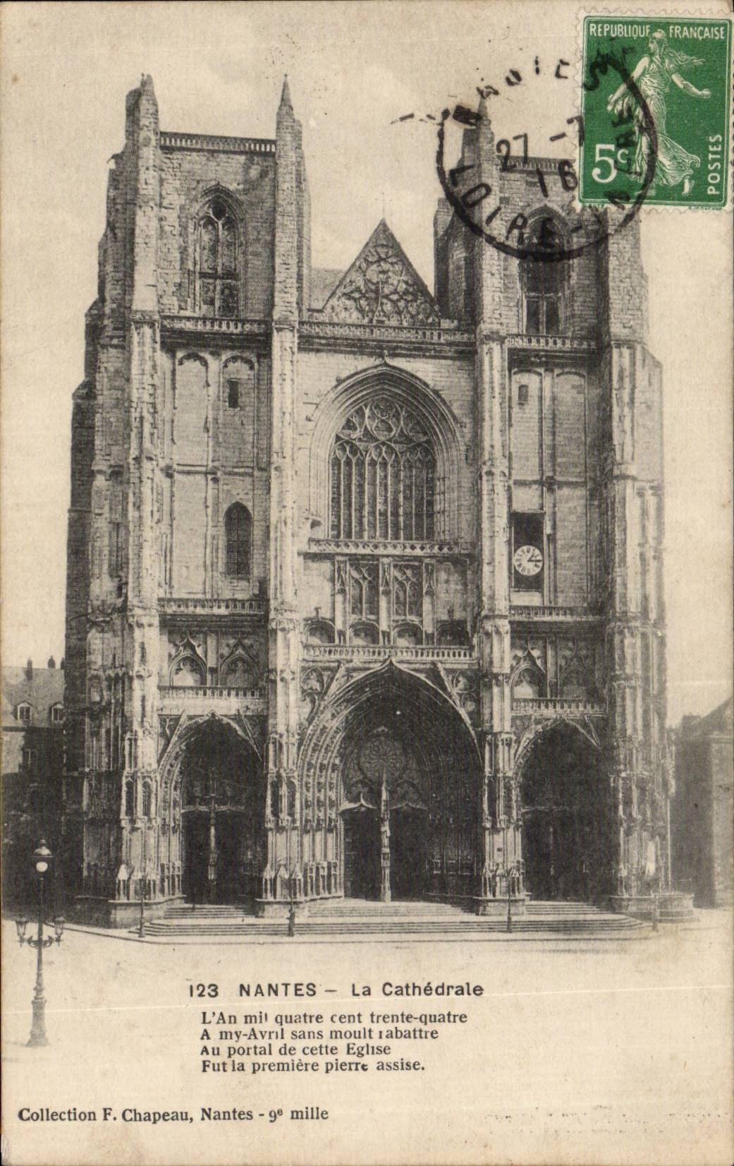 CPA Nantes the cathedral