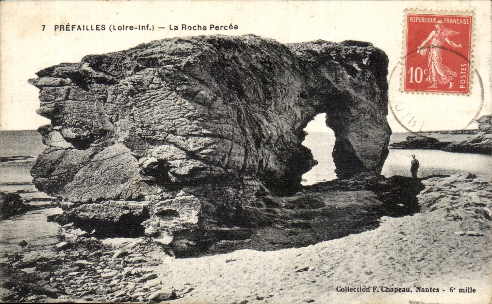 CPA Prefailles das der Felsen bohrte