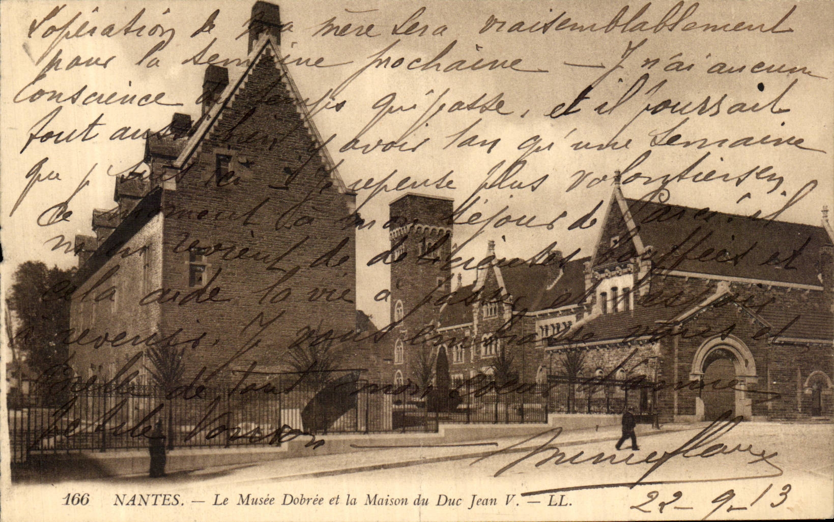 CPA Nantes the Dobree Museum and the house of the duke Jean V