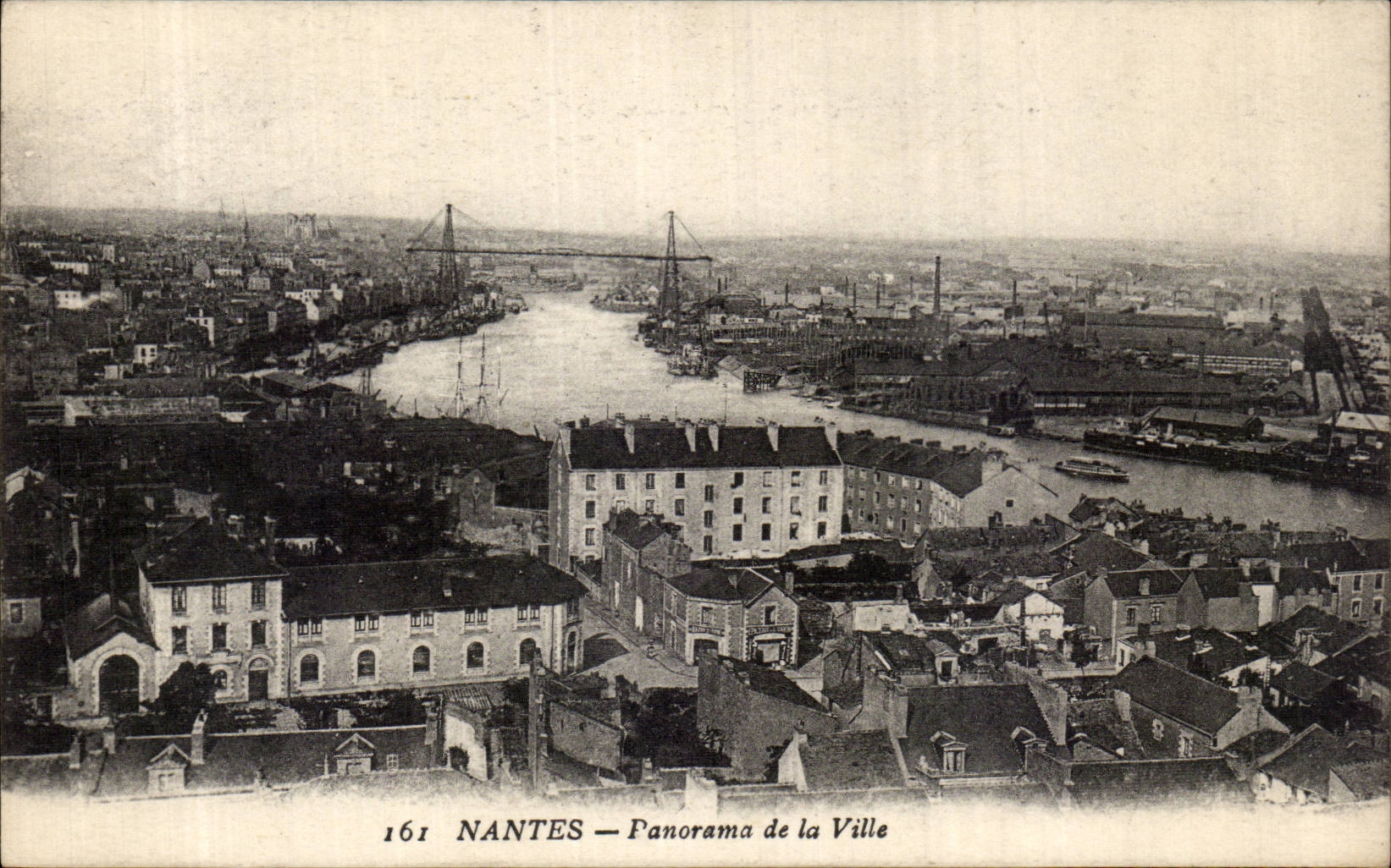 CPA Nantes Panorama of the city
