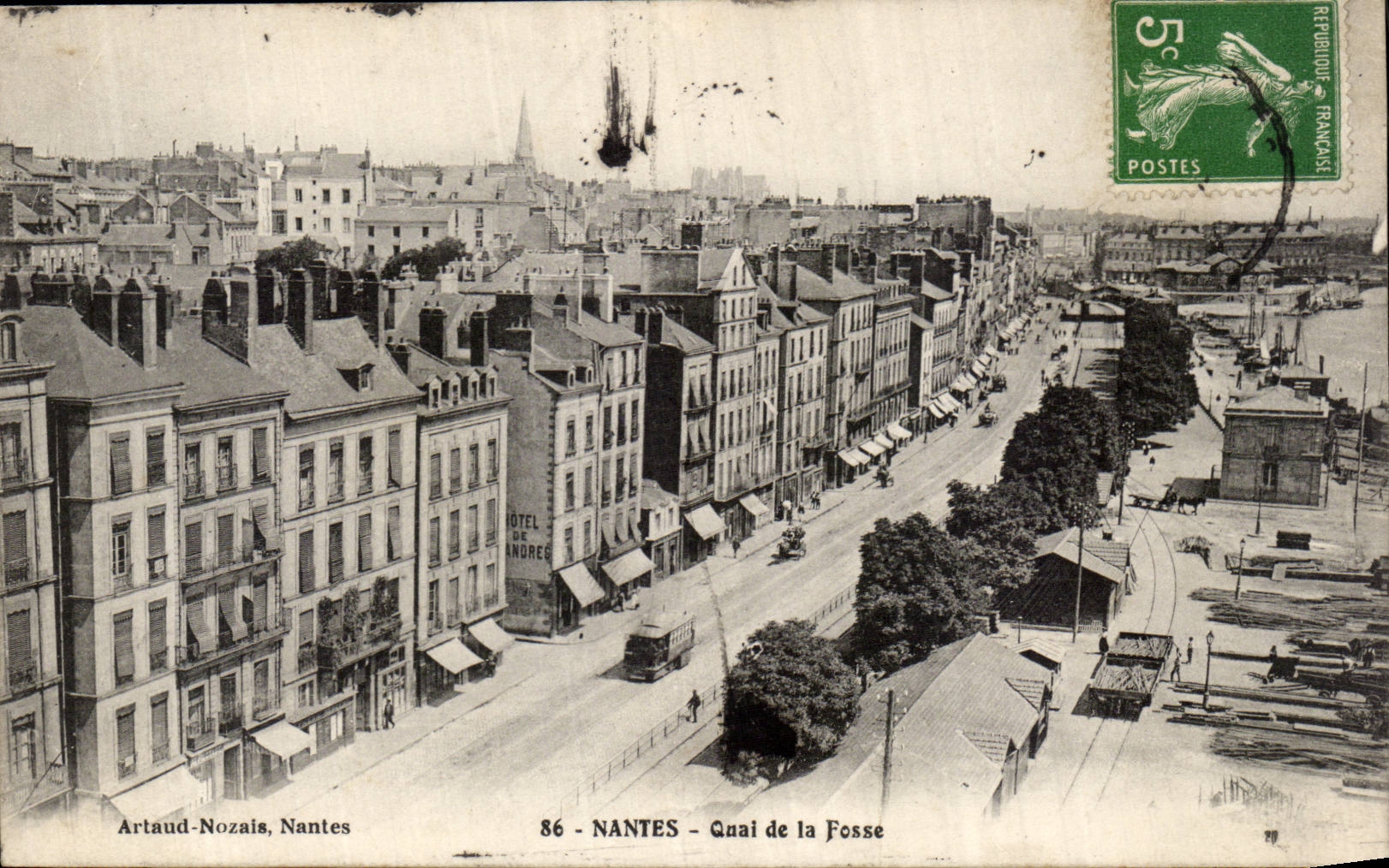 CPA Nantes Quay of the pit