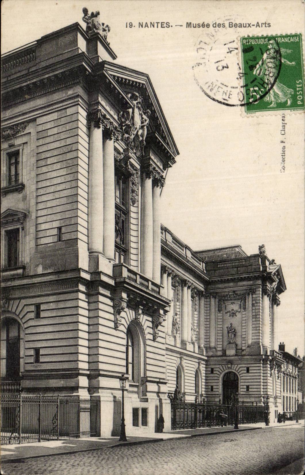 CPA Nantes Museum of Beautiful arts