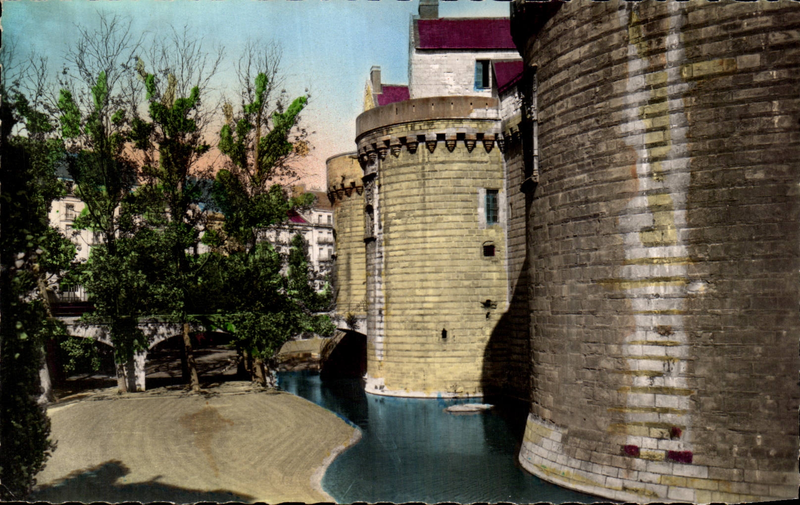 CPA Nantes Castle of the Dukes ditches