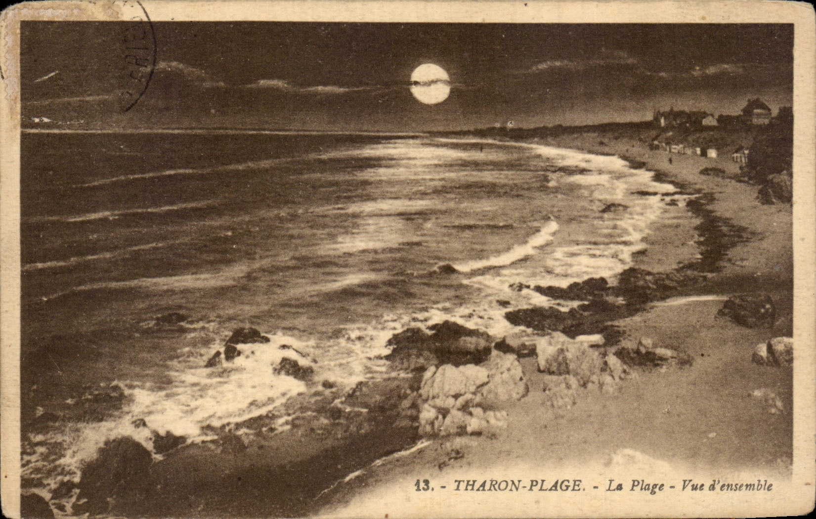 CPA Tharon Strand der Gesamtabbildungsstrand