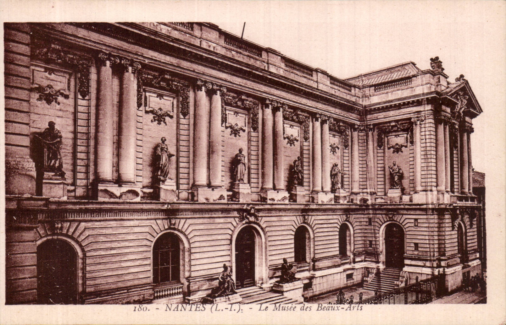 CPA Nantes the museum of Beautiful arts