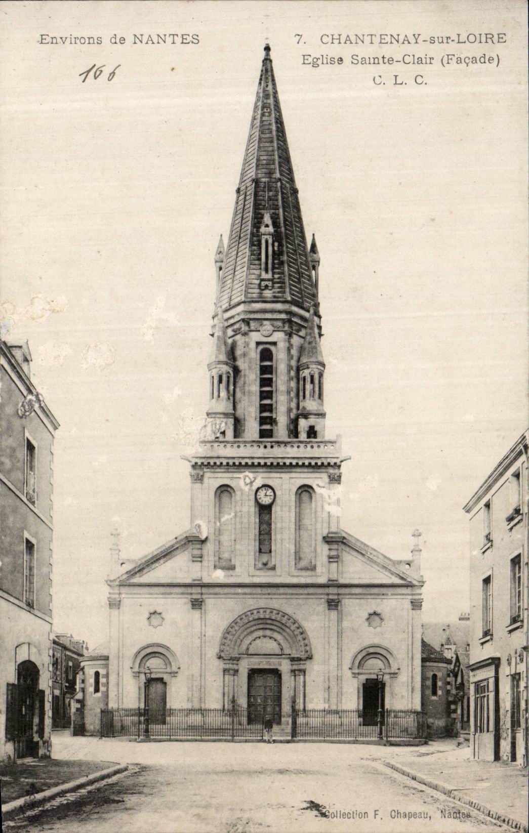 CPA Umlagerungen von Nantes Chantenay auf der Loire-Kirche Saint frei
