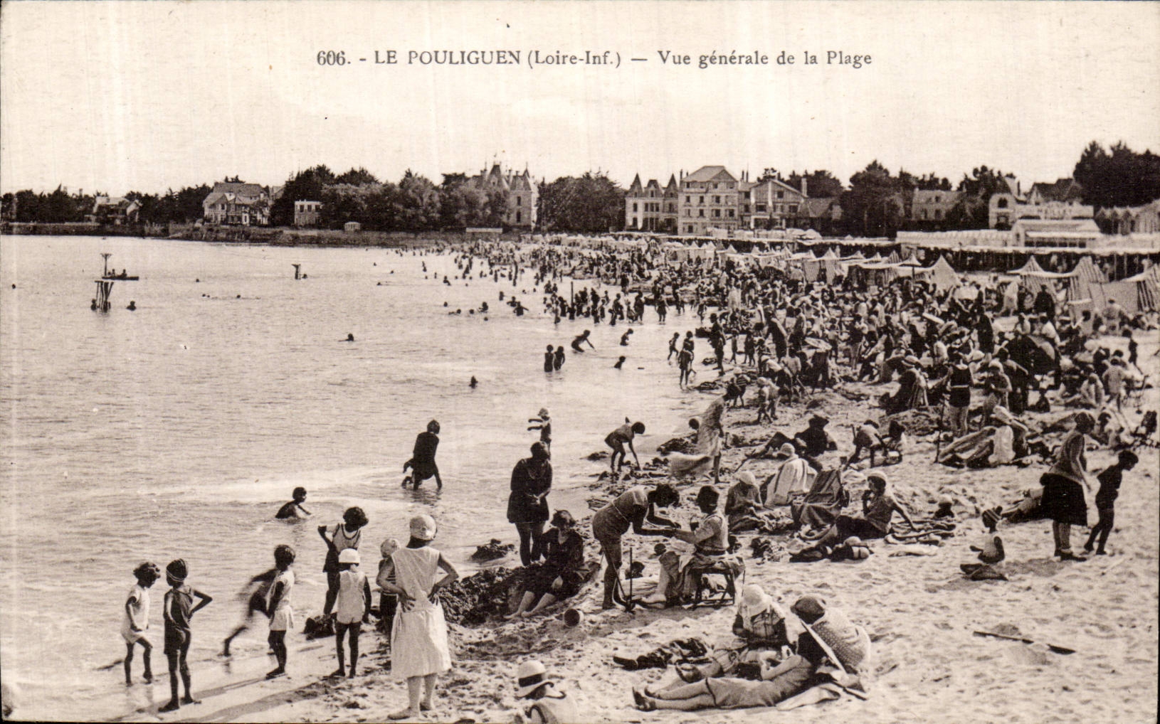CPA Pouliguen View of the beach