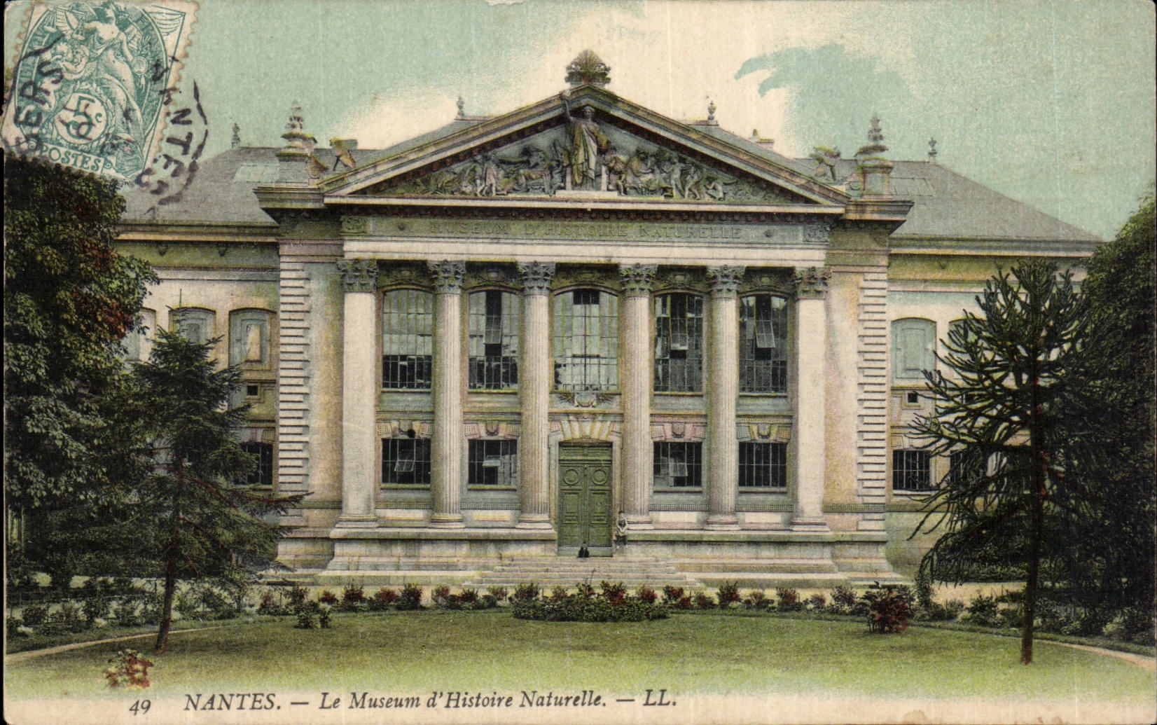 Nantes CPA the Museum of natural history