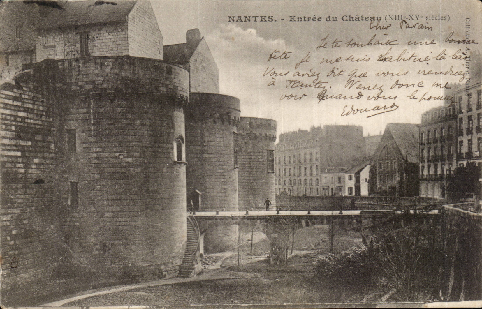 Nantes CPA Entrance of the castle