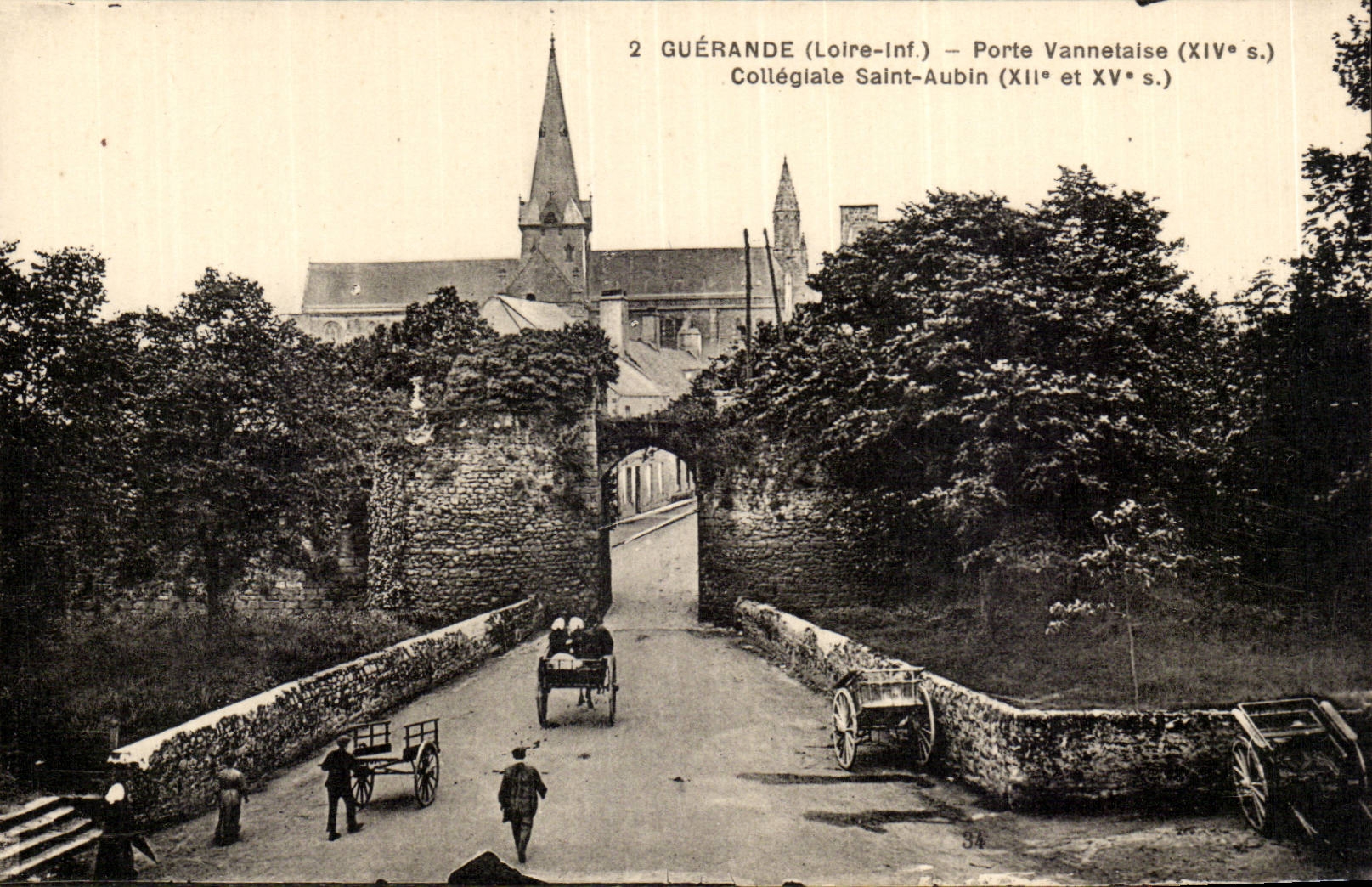 CPA Guerande kollegiales Gatter Vannetaise heiliges Aubin