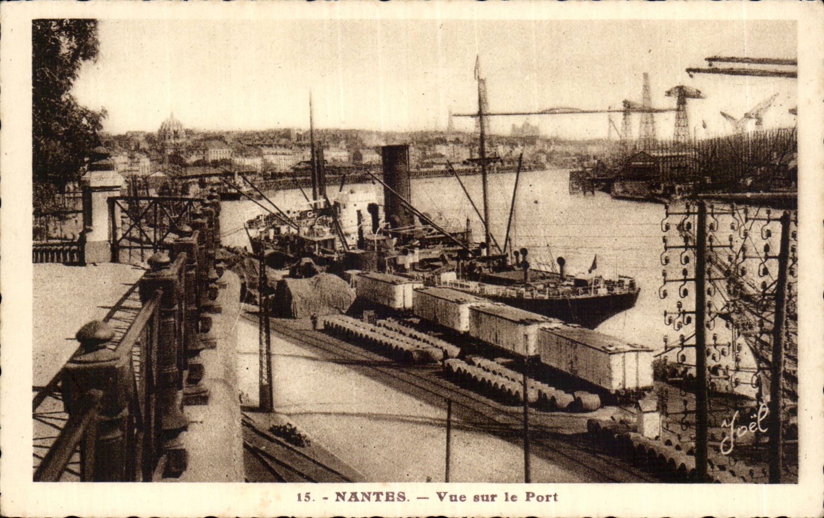 CPA Nantes Seen on the port