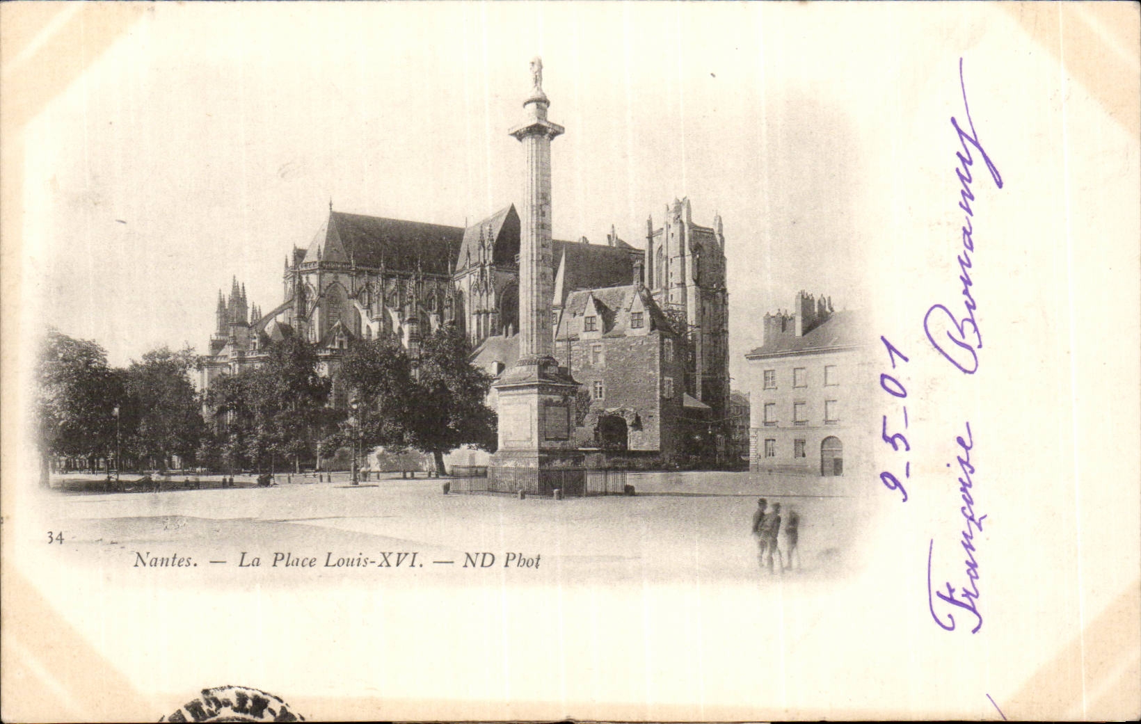 CPA Nantes places Louis XVI