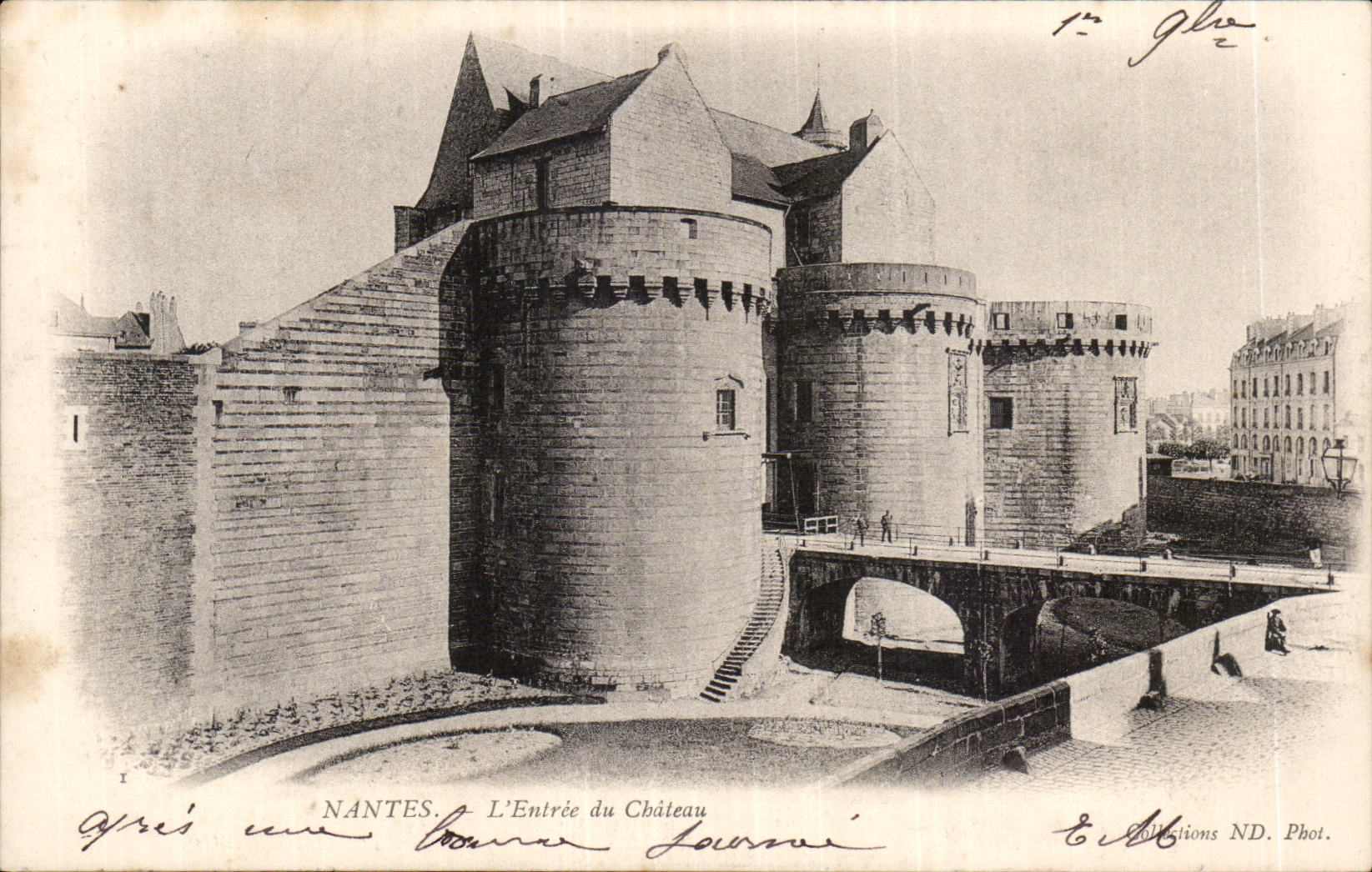 CPA Nantes the castle
