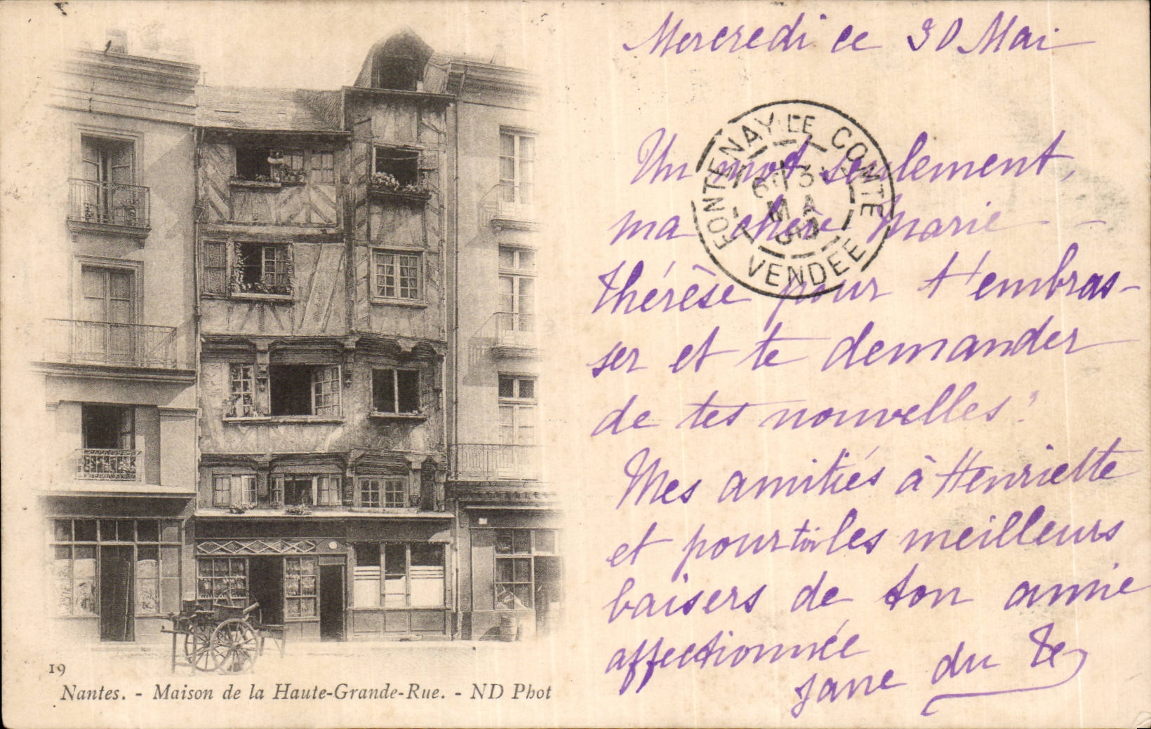 CPA Nantes House of high Main street