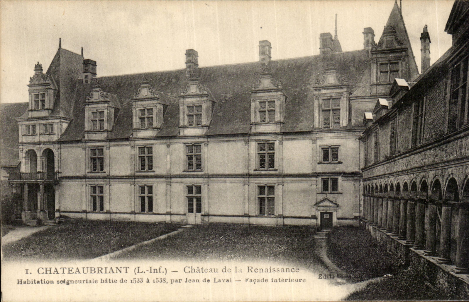 CPA Chateaubriant Castle of Renaissance