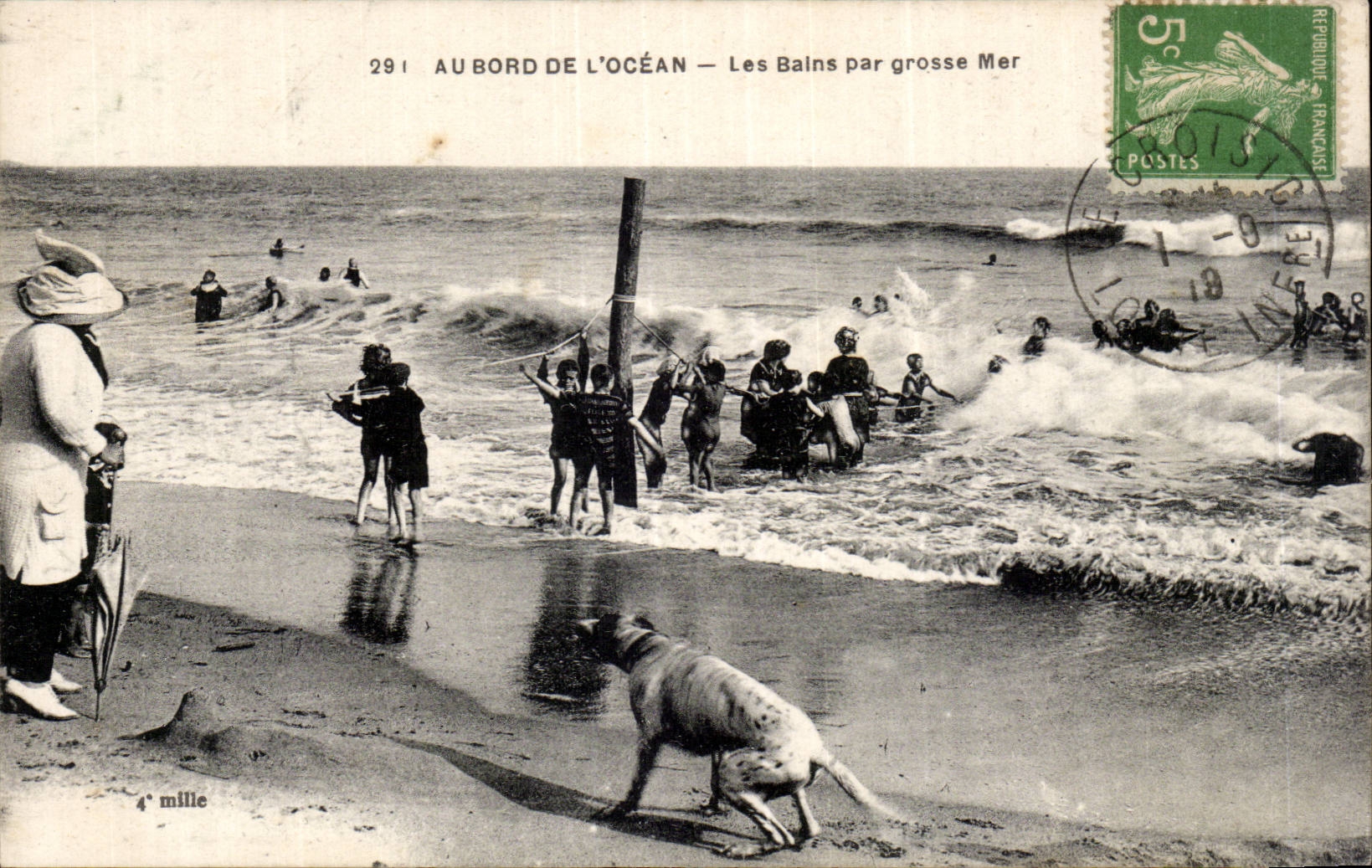 CPA am Rand der Ozeanbader durch schweres Meerkinder