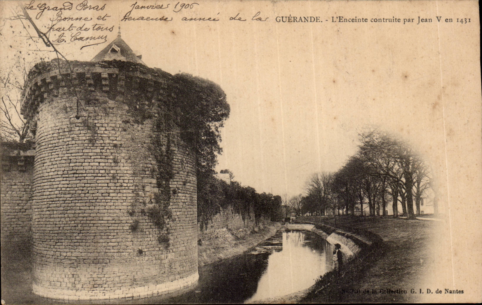 CPA Guerande the enclosure built by Jean V in 1431