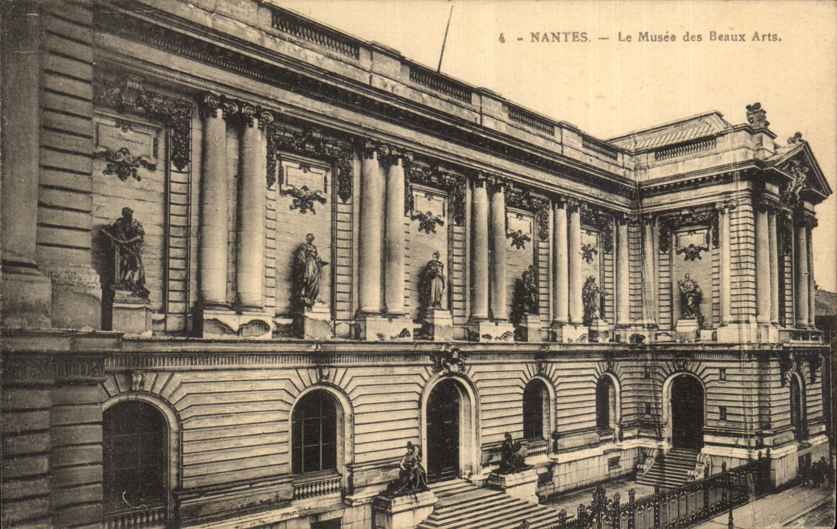 Nantes CPA the museum of Beautiful arts