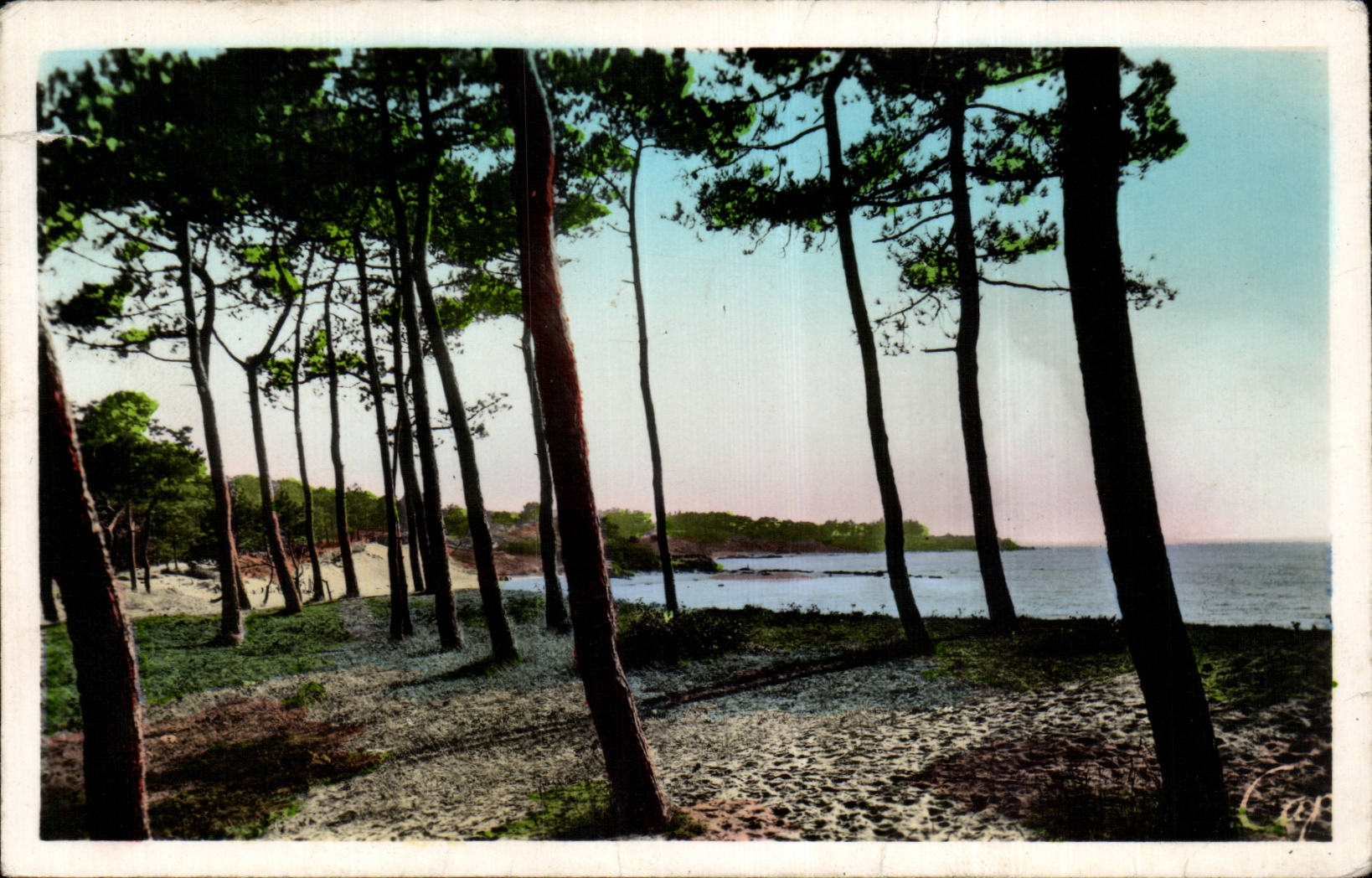 CPSM Saint Brevin les Bains gesehen vom Durchschlag