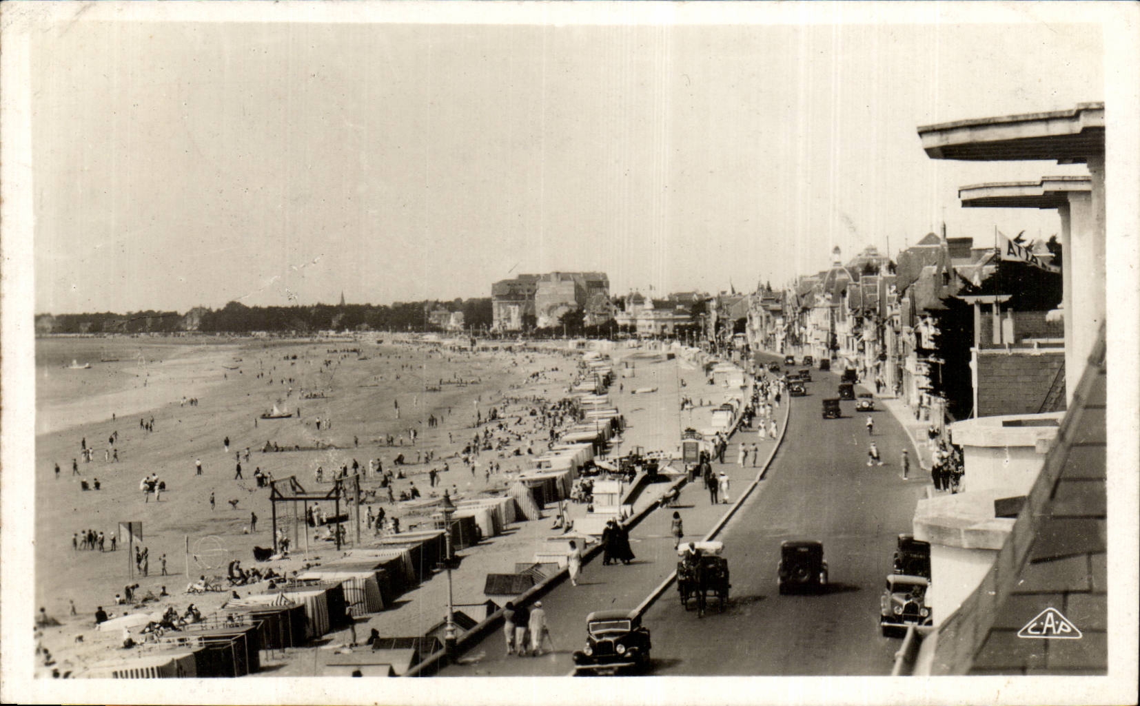 La Baule CPA Boulevard of the ocean Seen towards the casinos