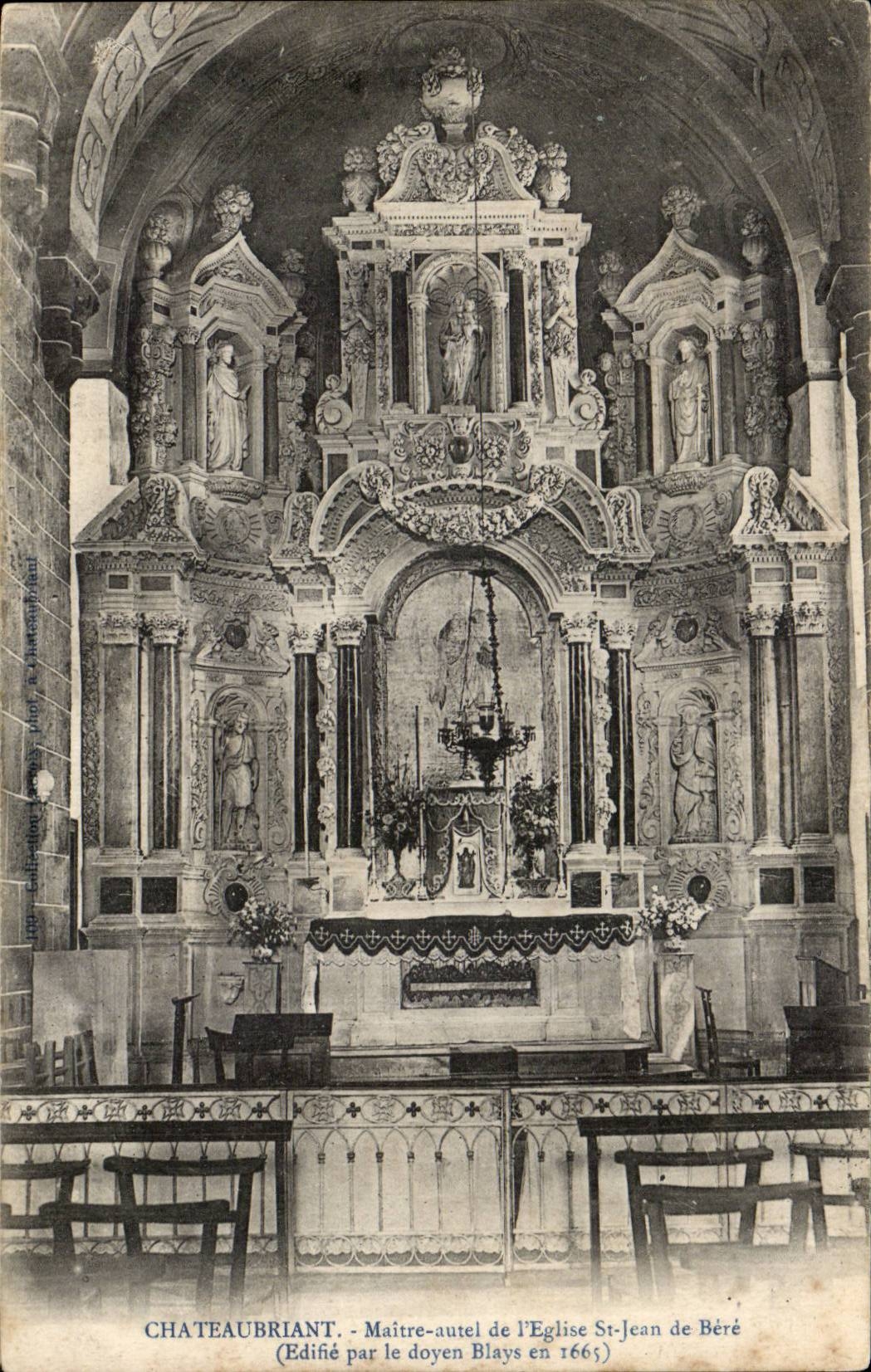 CPA Main Chateaubriant furnace bridge of the church St Jean de Bere