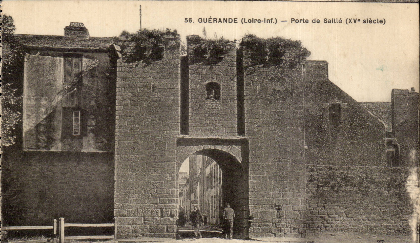 CPA Guerande Gatter von Dirtied