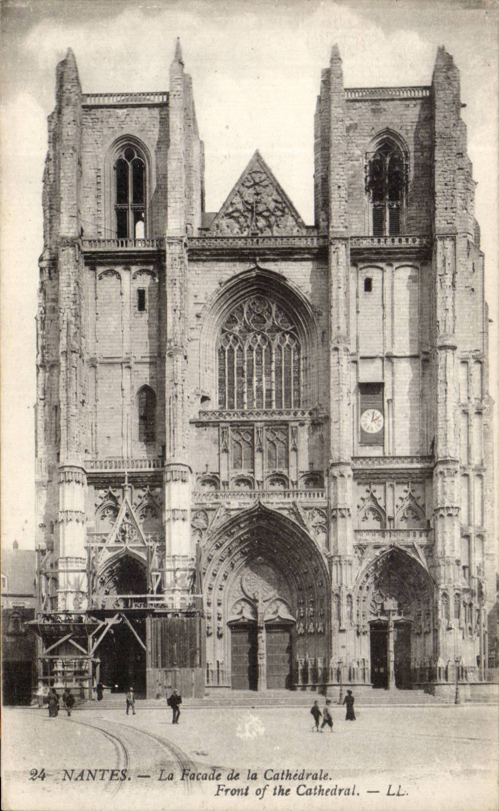 CPA Nantes Frontage of the cathedral