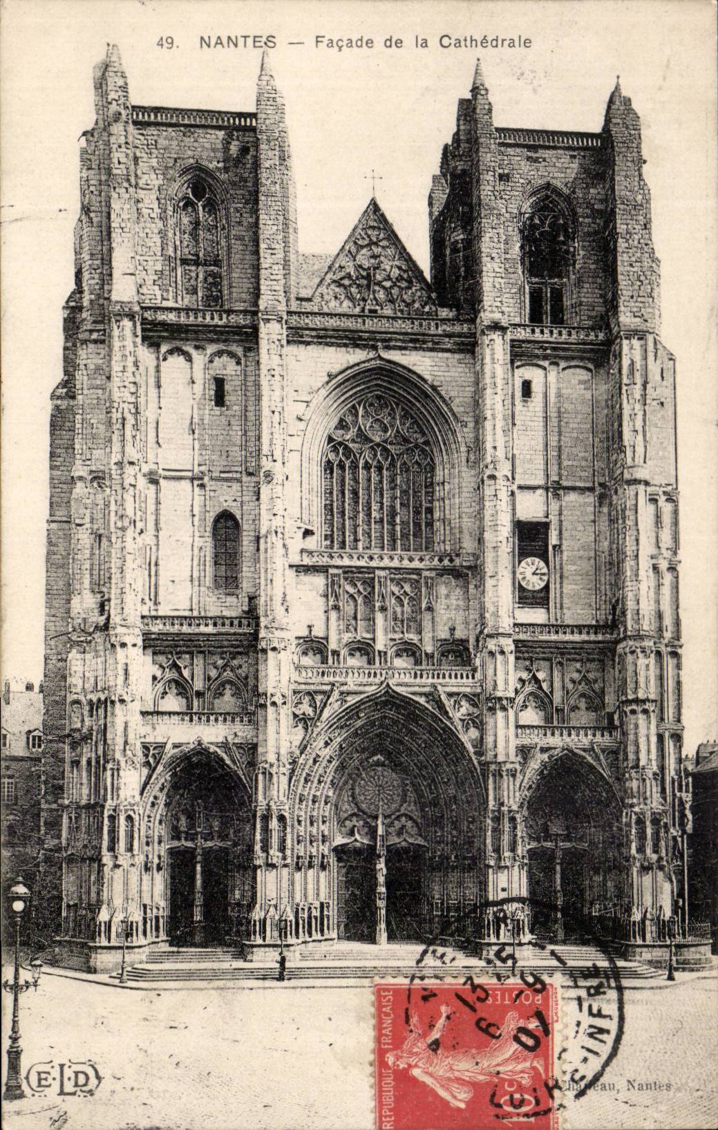 CPA Nantes the cathedral