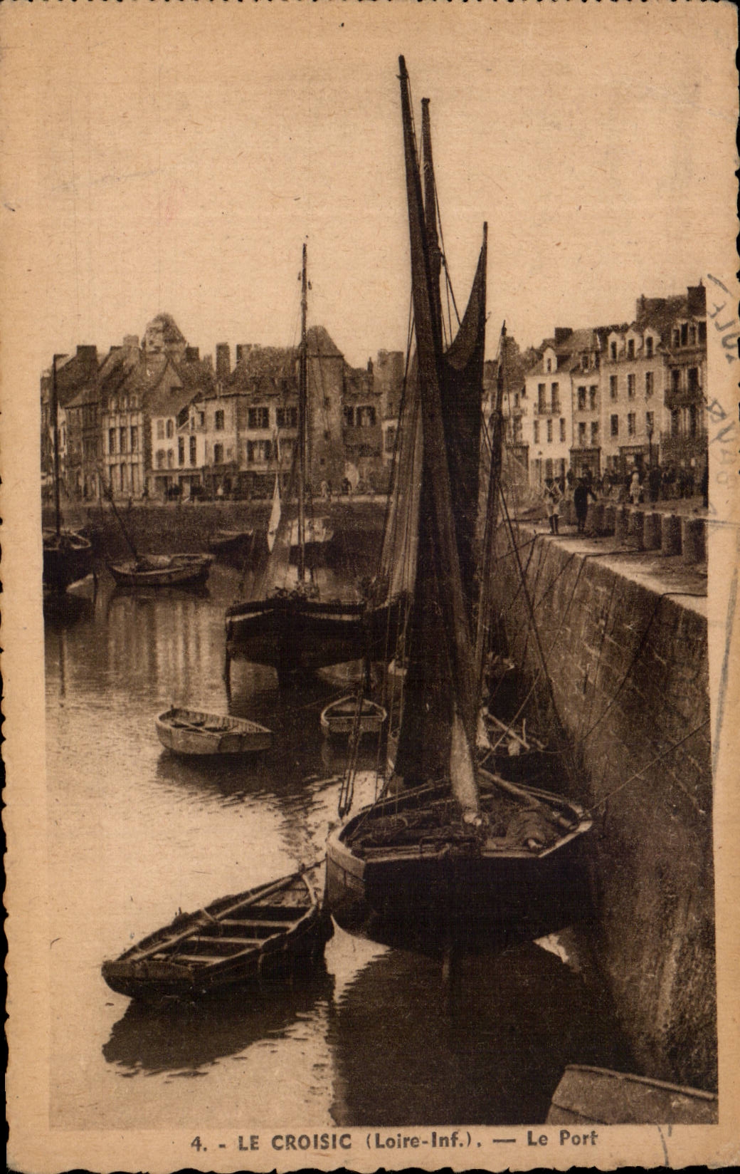 CPA Croisic the port