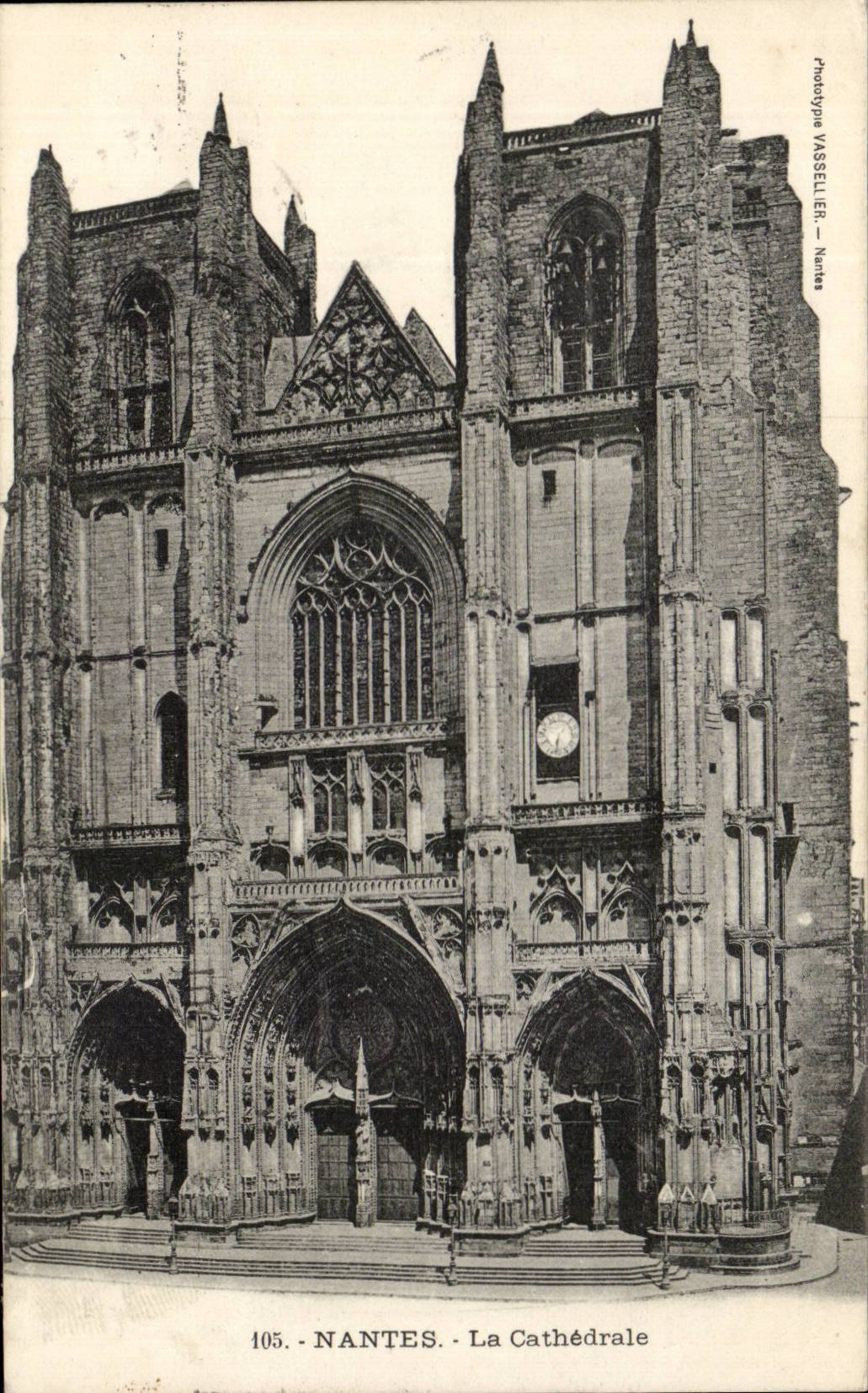 Nantes CPA the cathedral