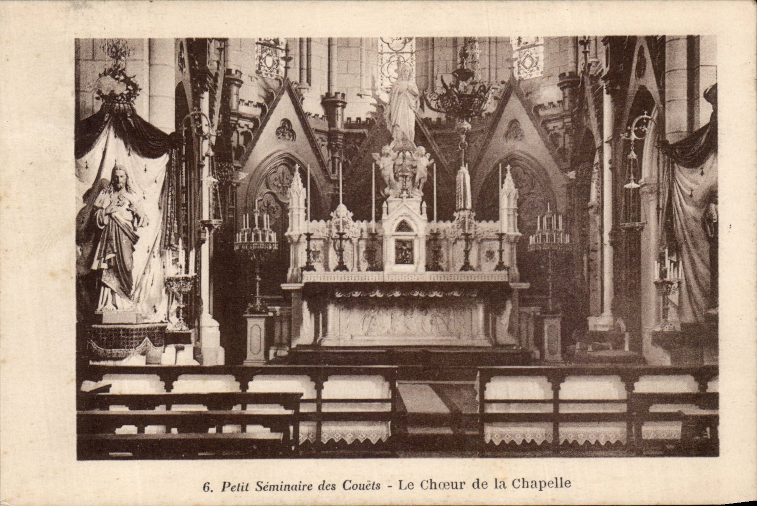 CPA kleines Seminar des Couets Chors der Wolbung