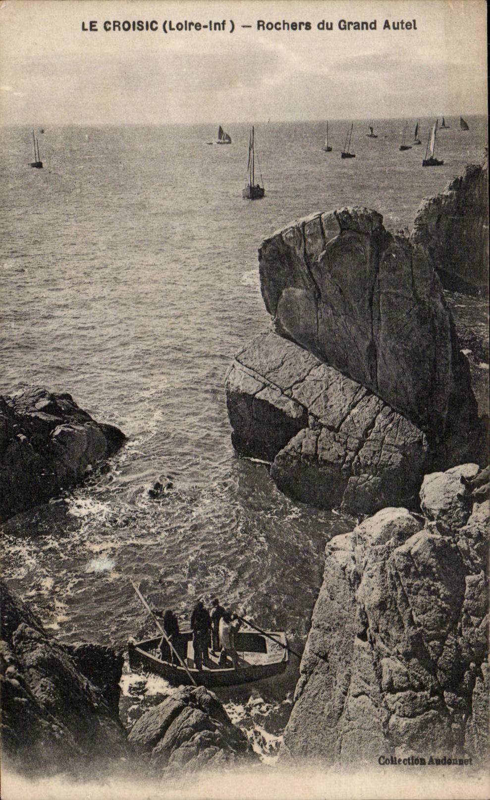 CPA Croisic Felsen der grossen Ofenbrucke