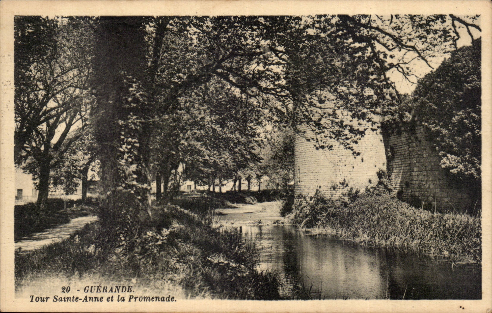 Guerande CPA Turn Sainte Anne and the walk